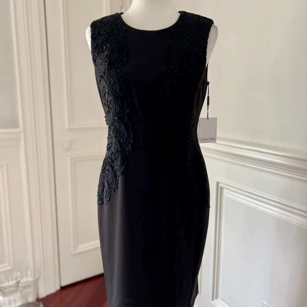 NWT Little Black Dress - Calvin Klein - Picture 2 of 8